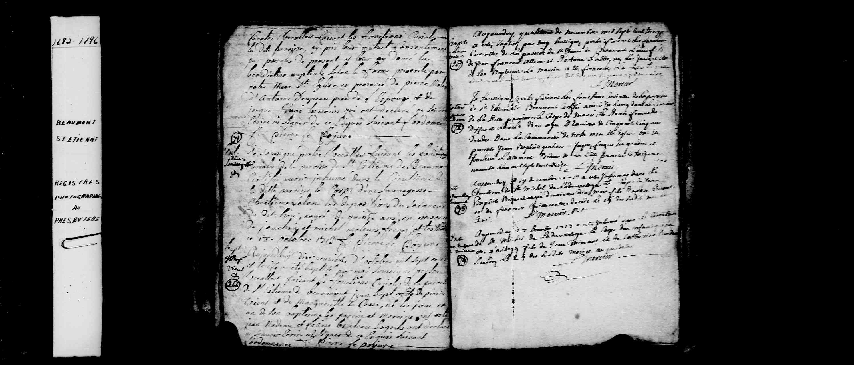 1713 Burial Marie Ledran