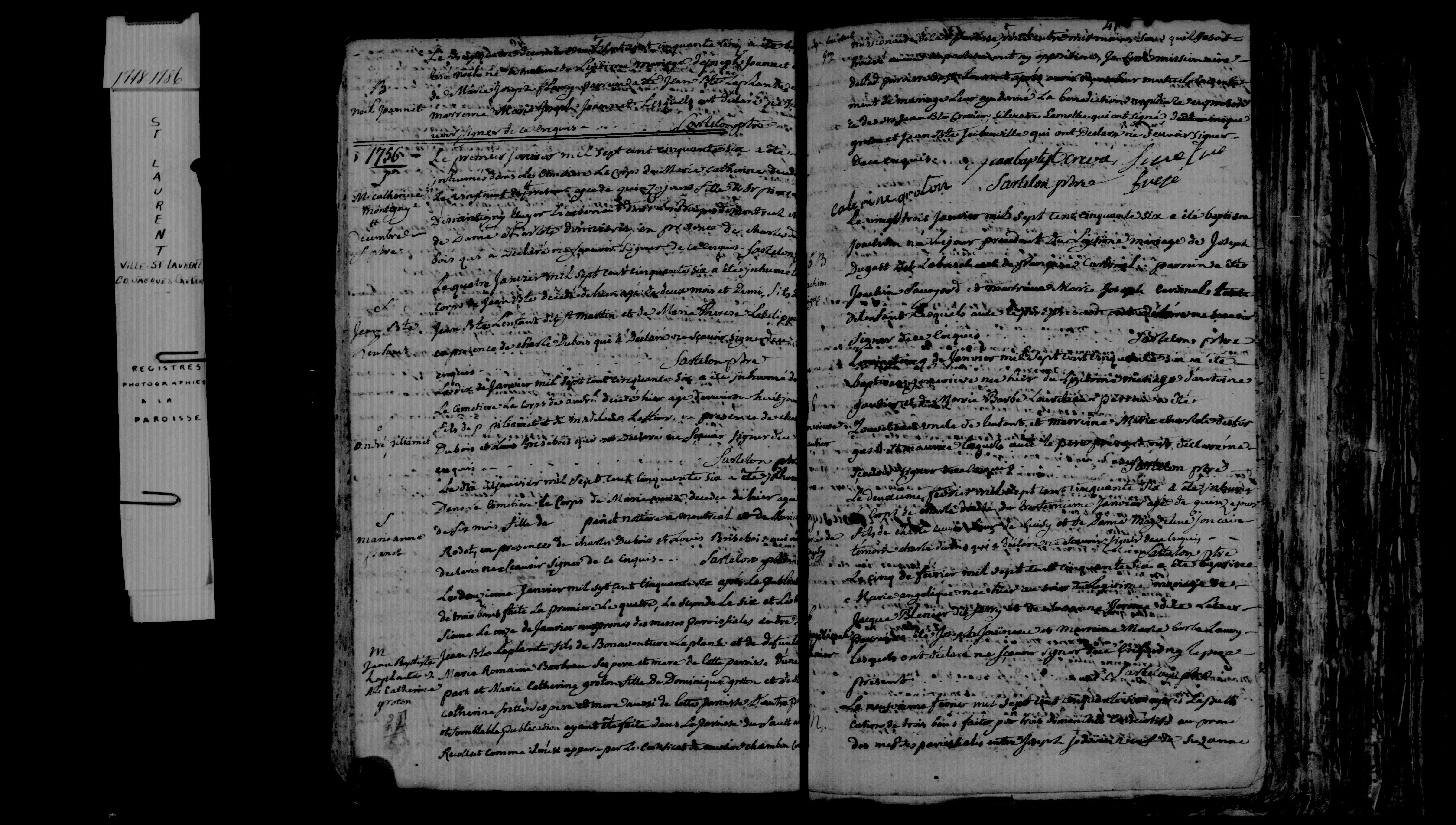 1756 Marriage Joidon Martin