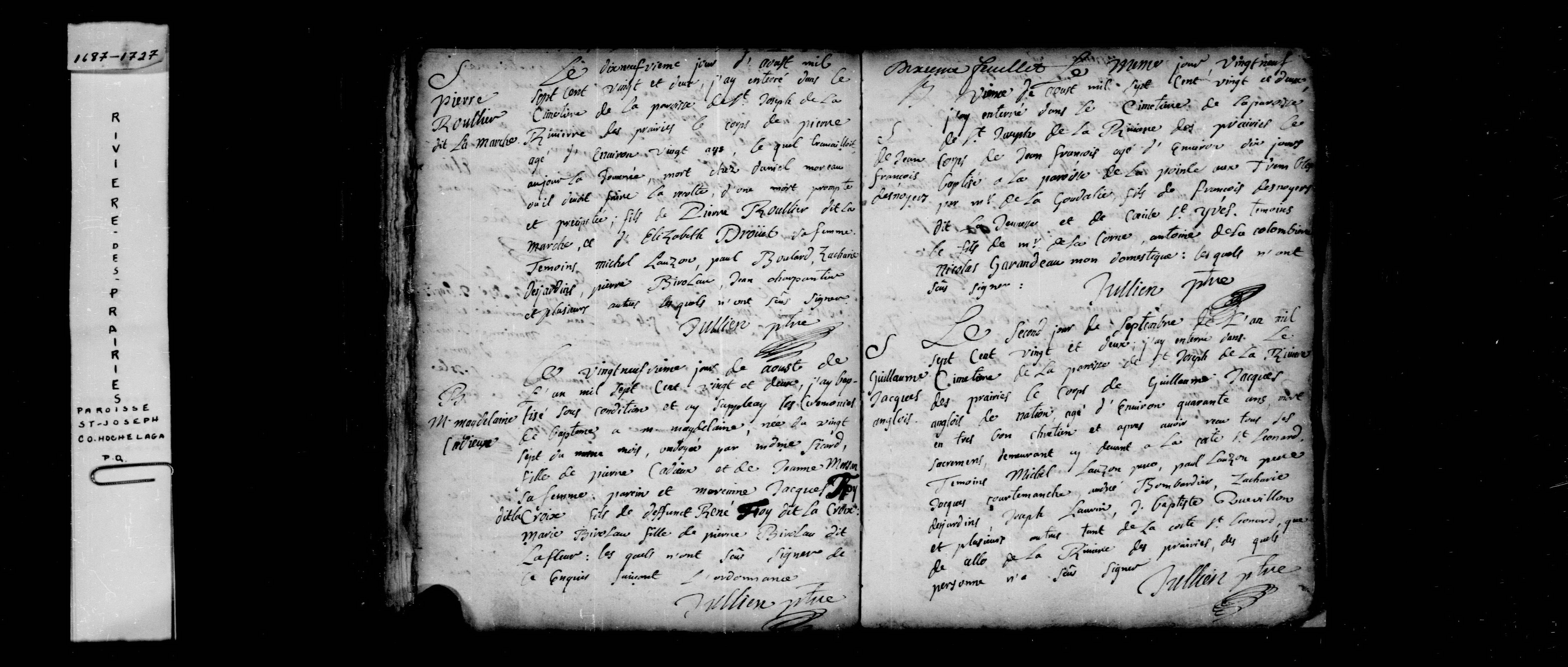 1722 Burial William James