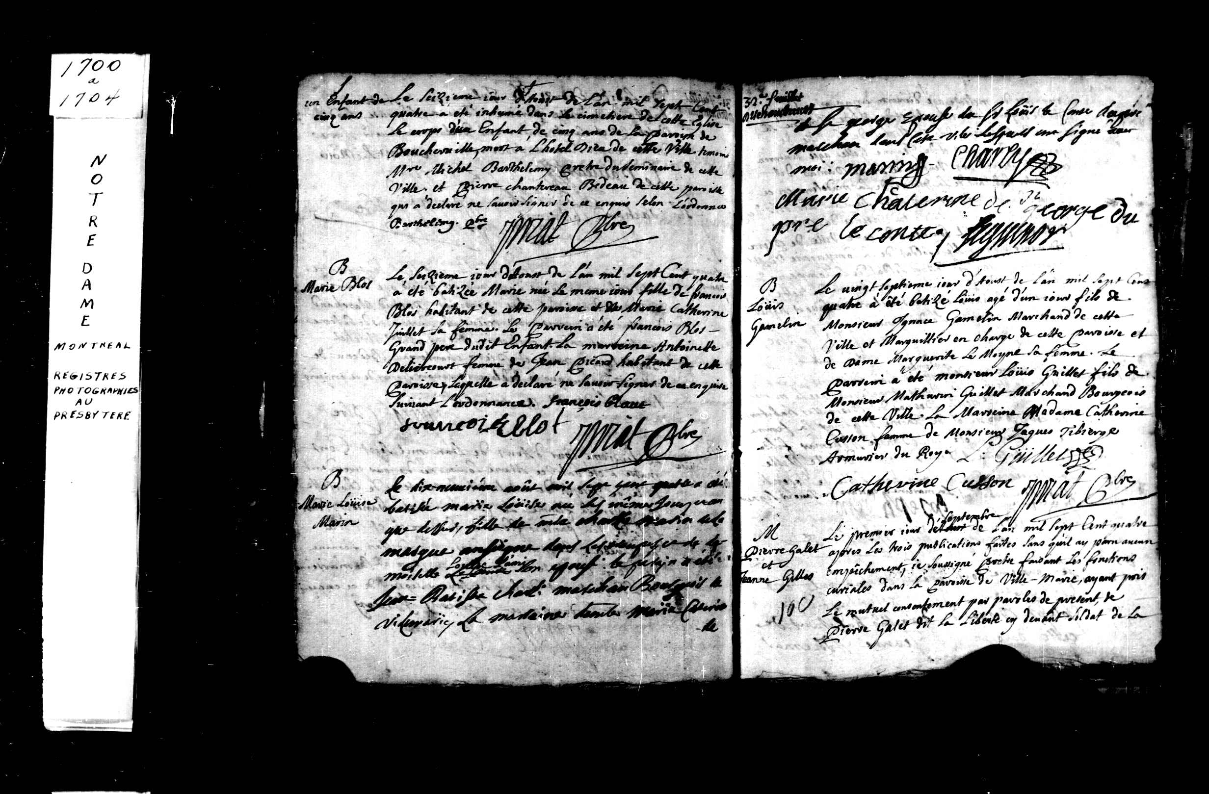 1704 Marriage Galais Giles