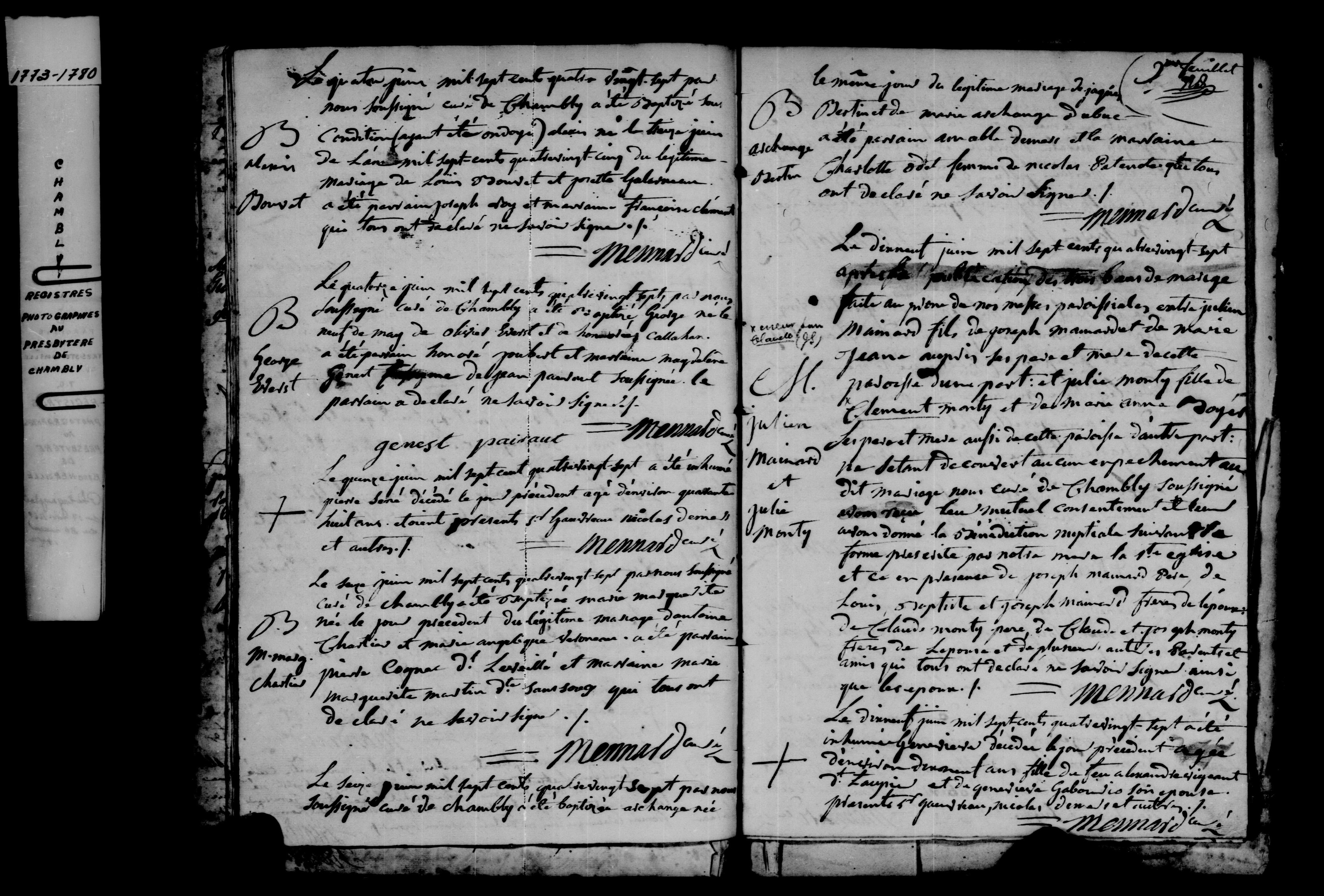 1787 Burial Pierre Sene