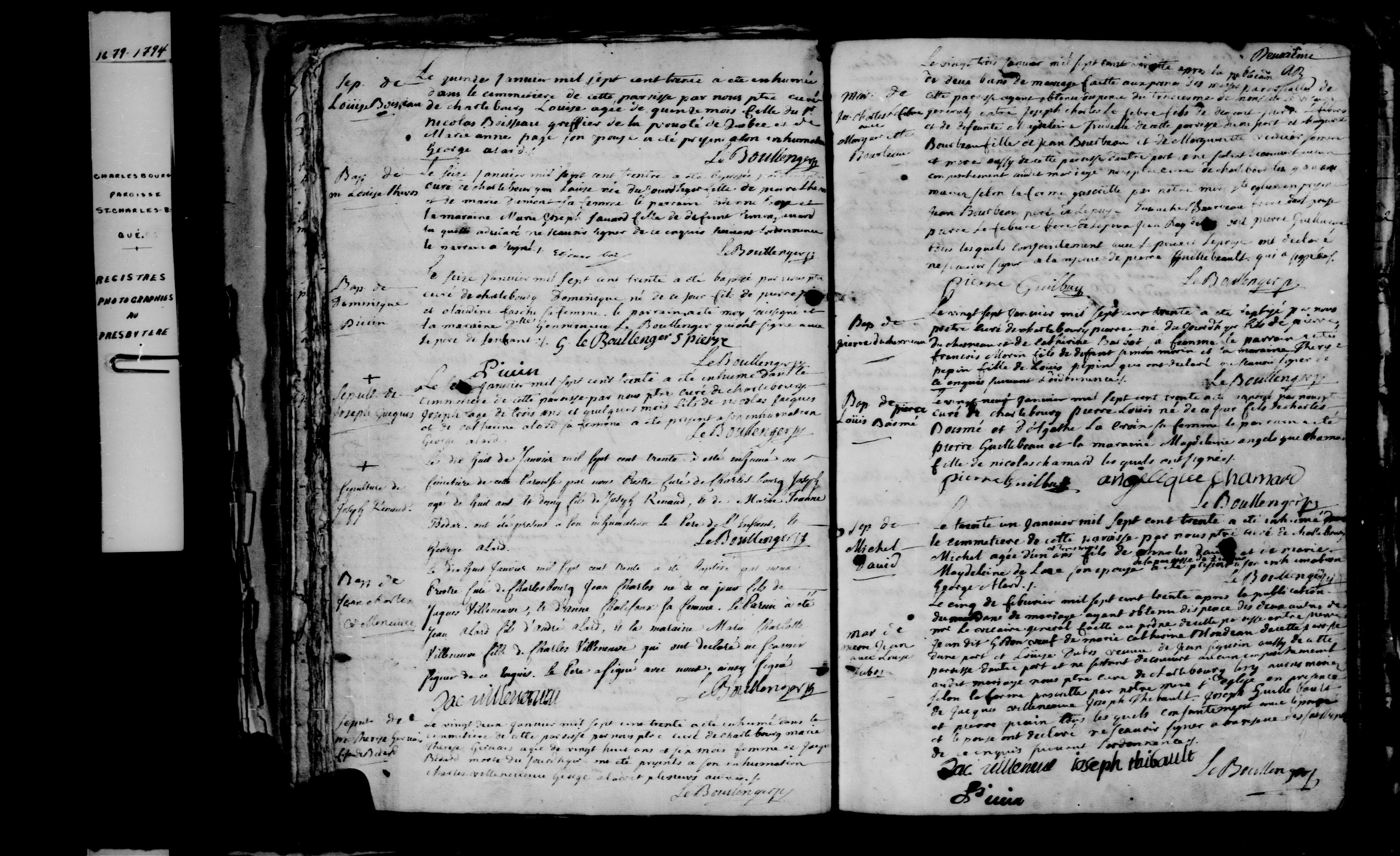 1730 Marriage Godon Dubeau