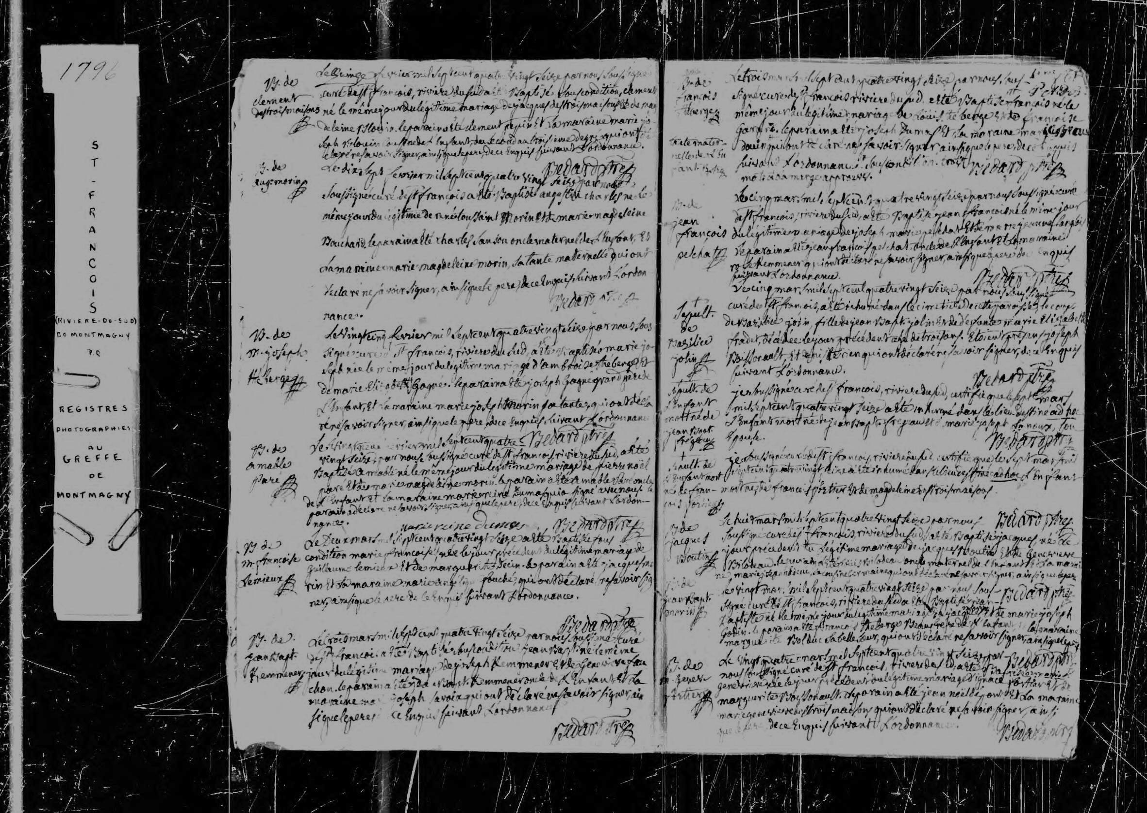 1796 Baptism Clement Detroismaisons