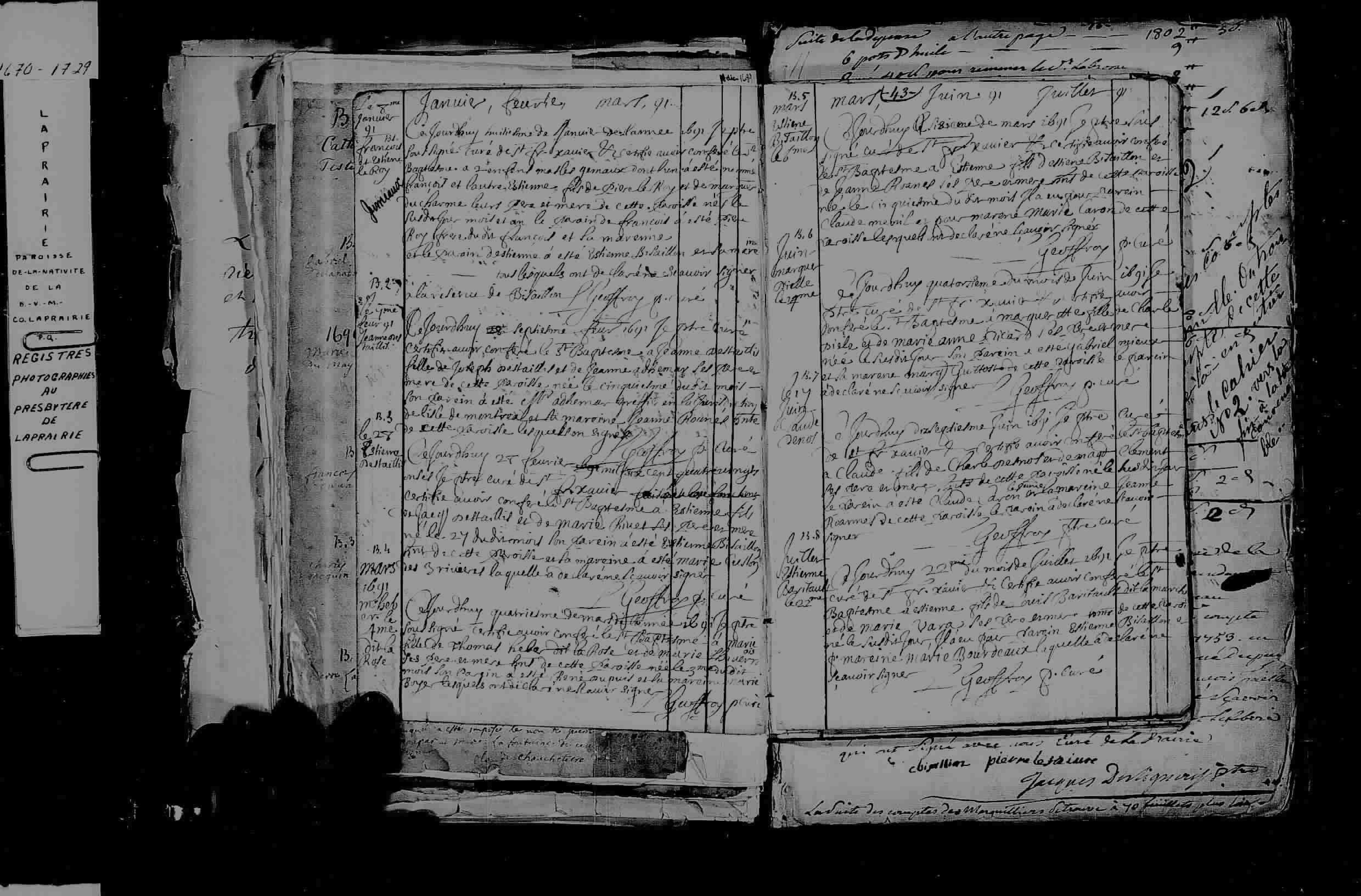 1691 Baptis Claude Jacques Deniau