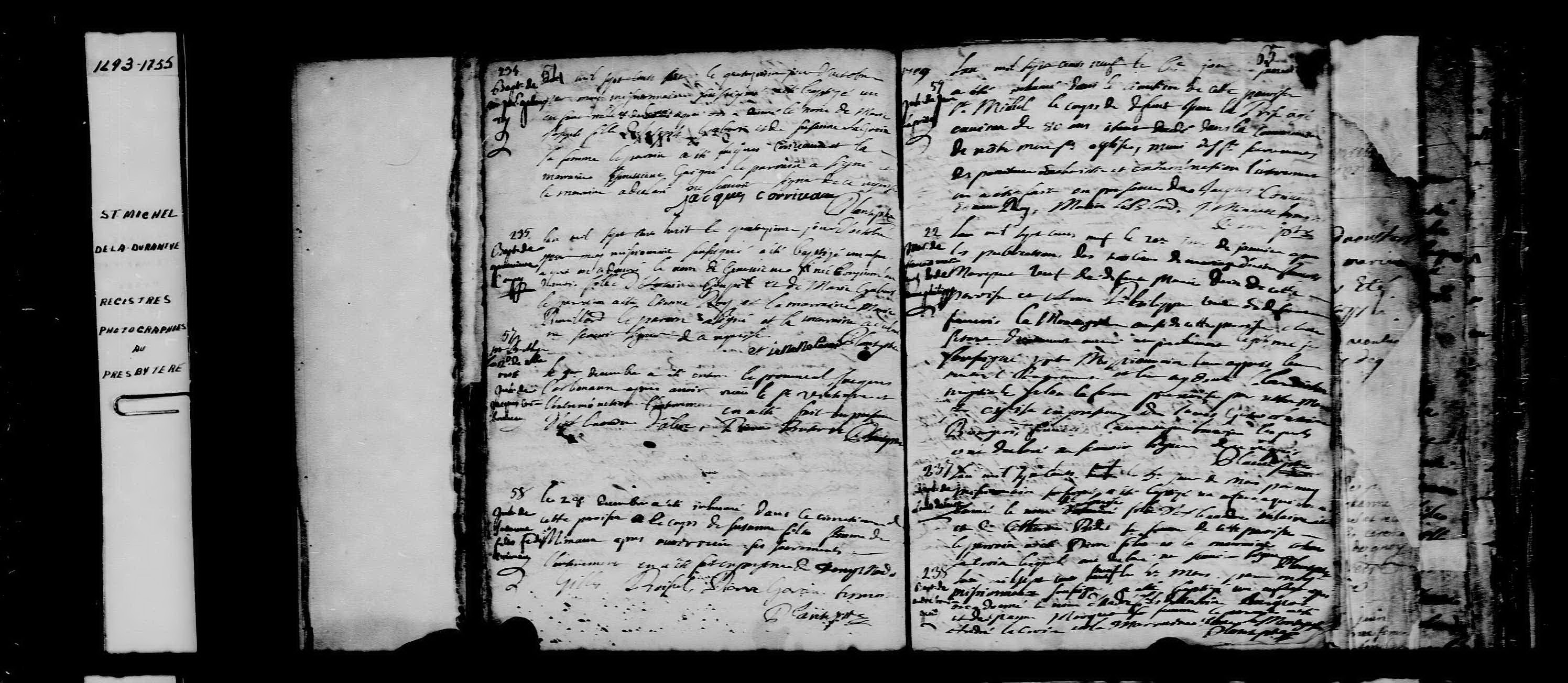 1709 Burial Jean Daniau dit Laprise