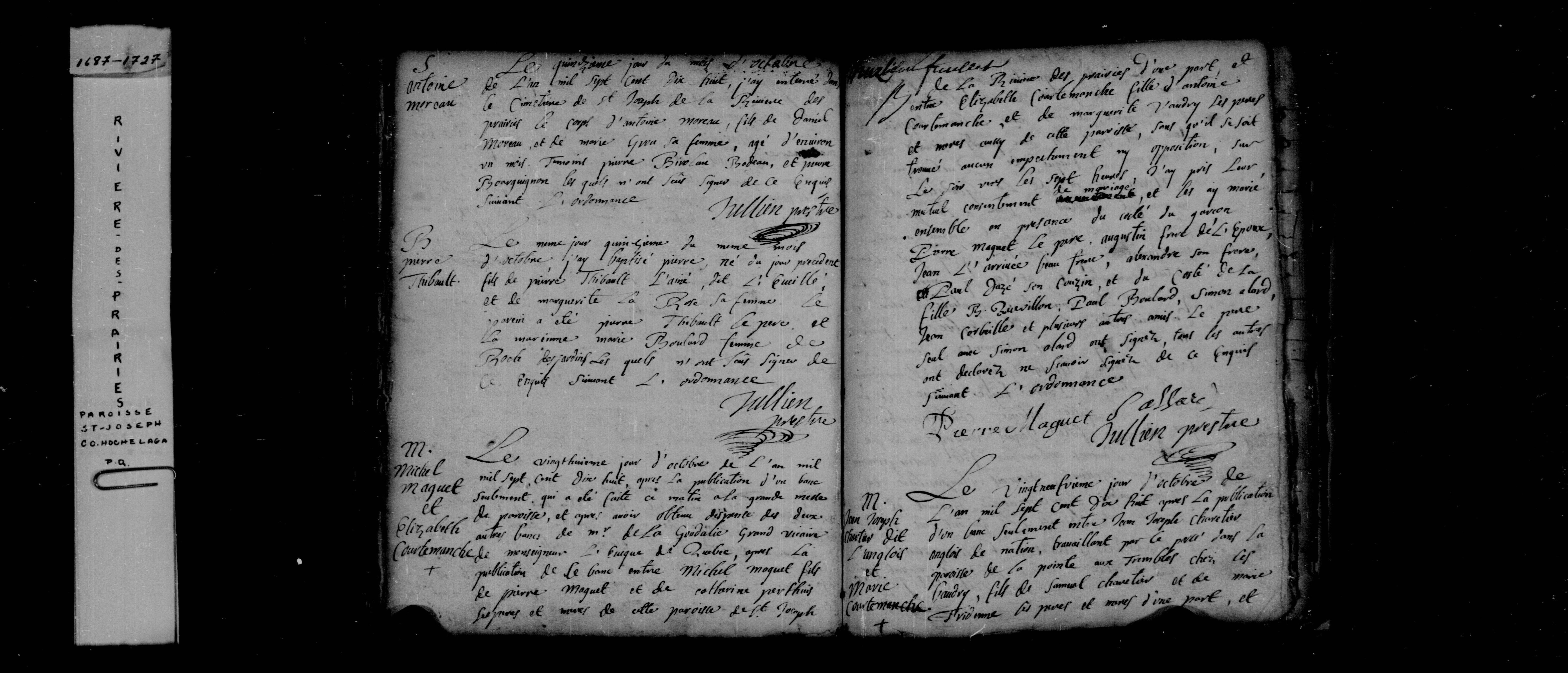 1718 Marriage Maguet Courtemanche