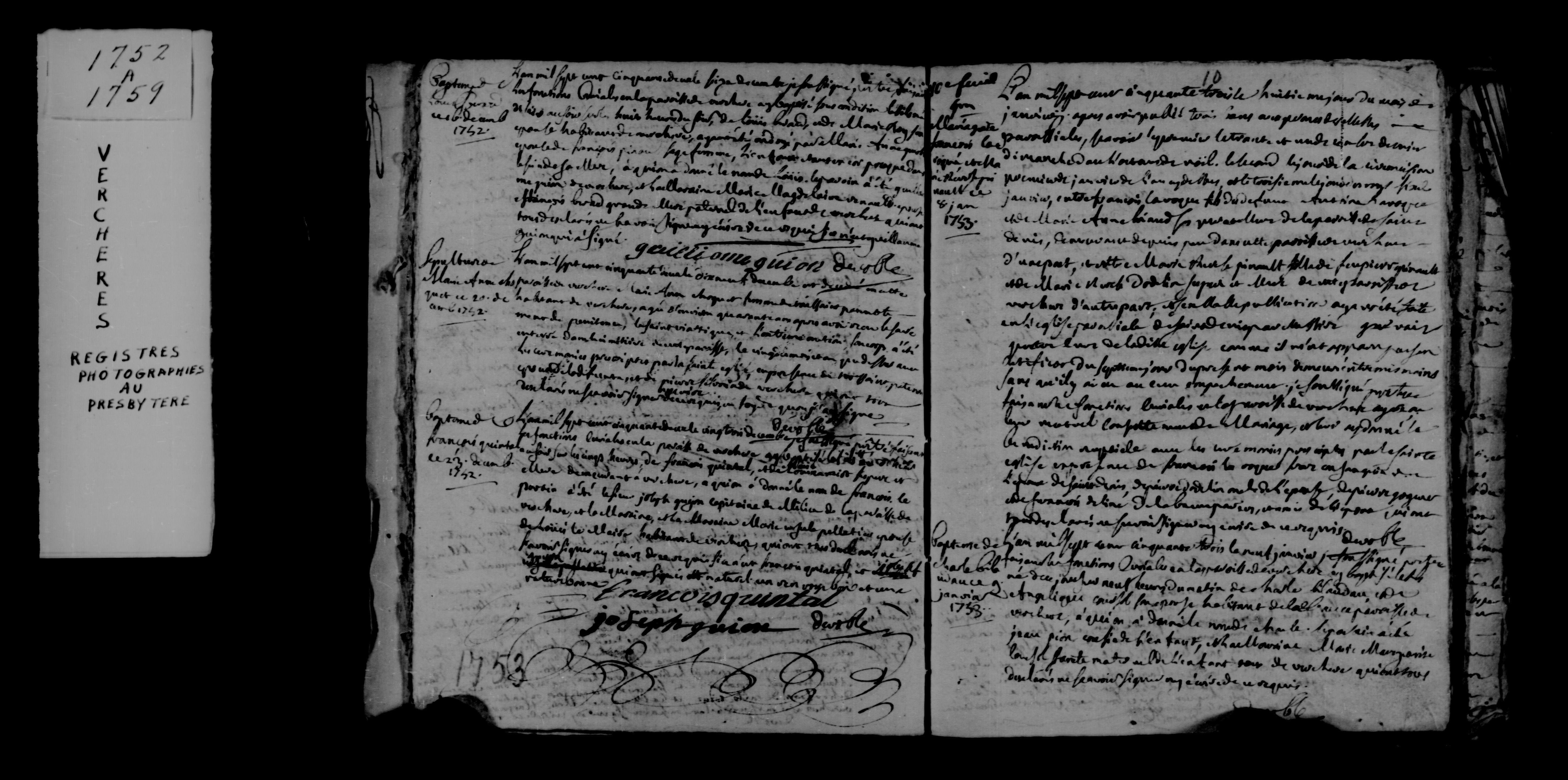 1752 Burial Marie Anne Choquet