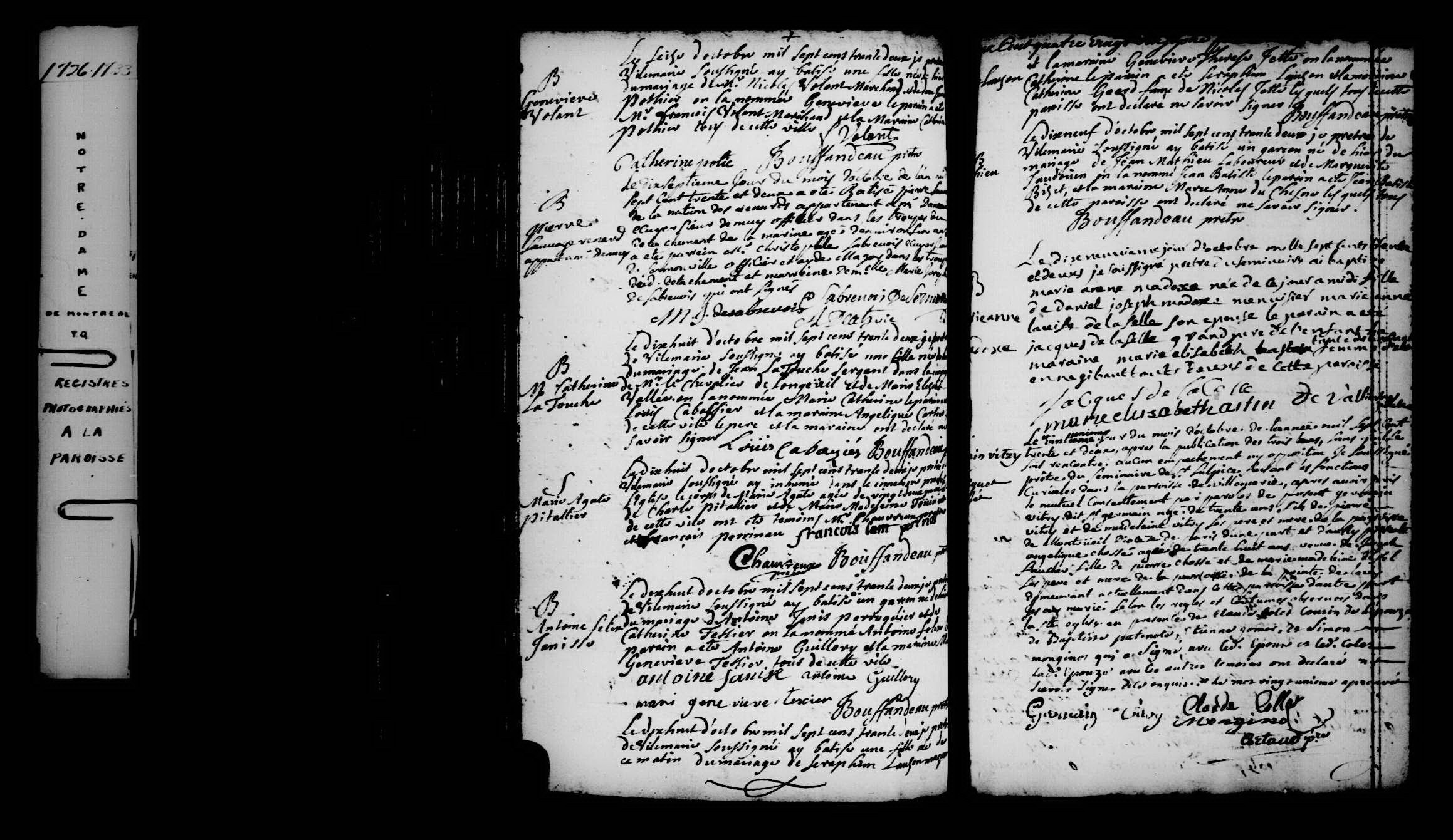 1732 Marriage Vitry Chausse