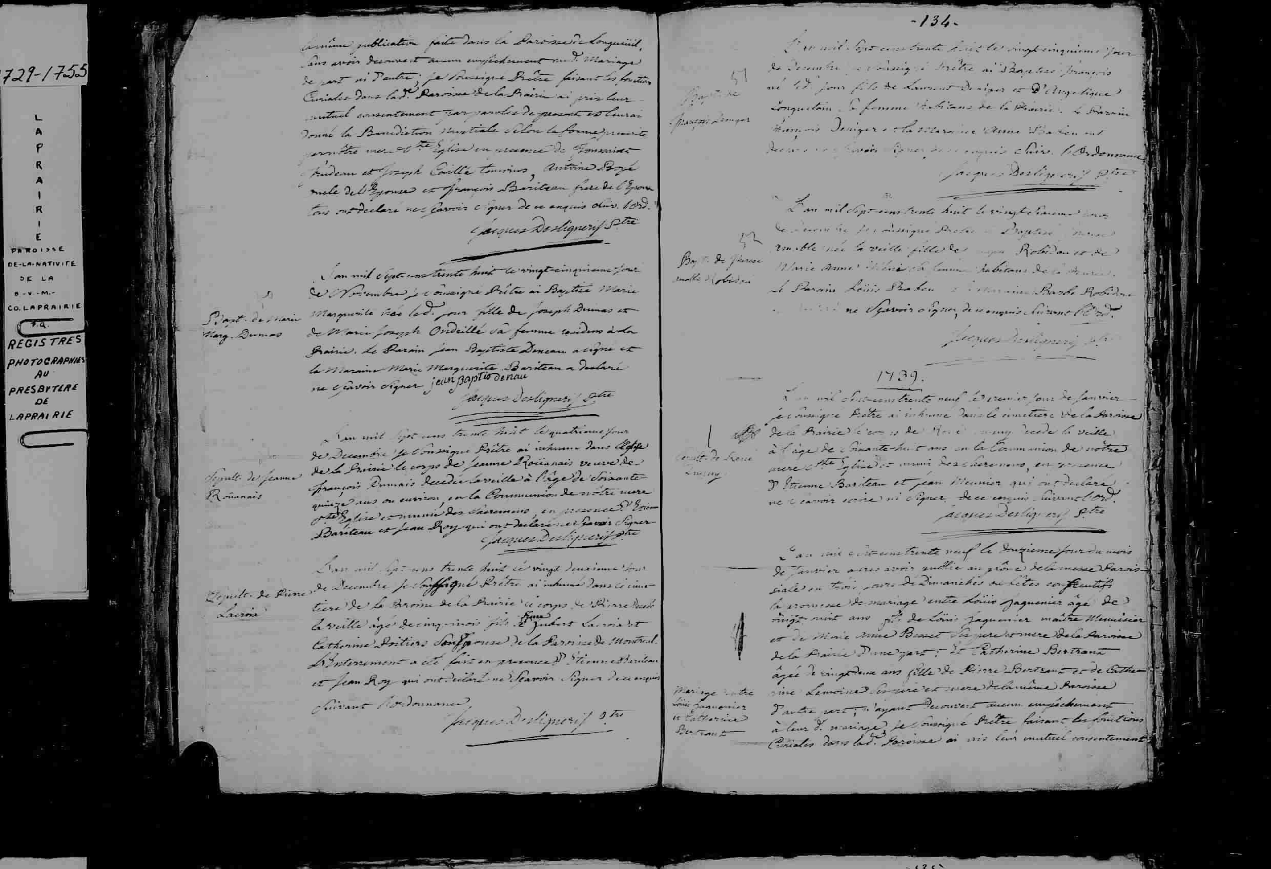 1738 Burial Jeanne Roanes