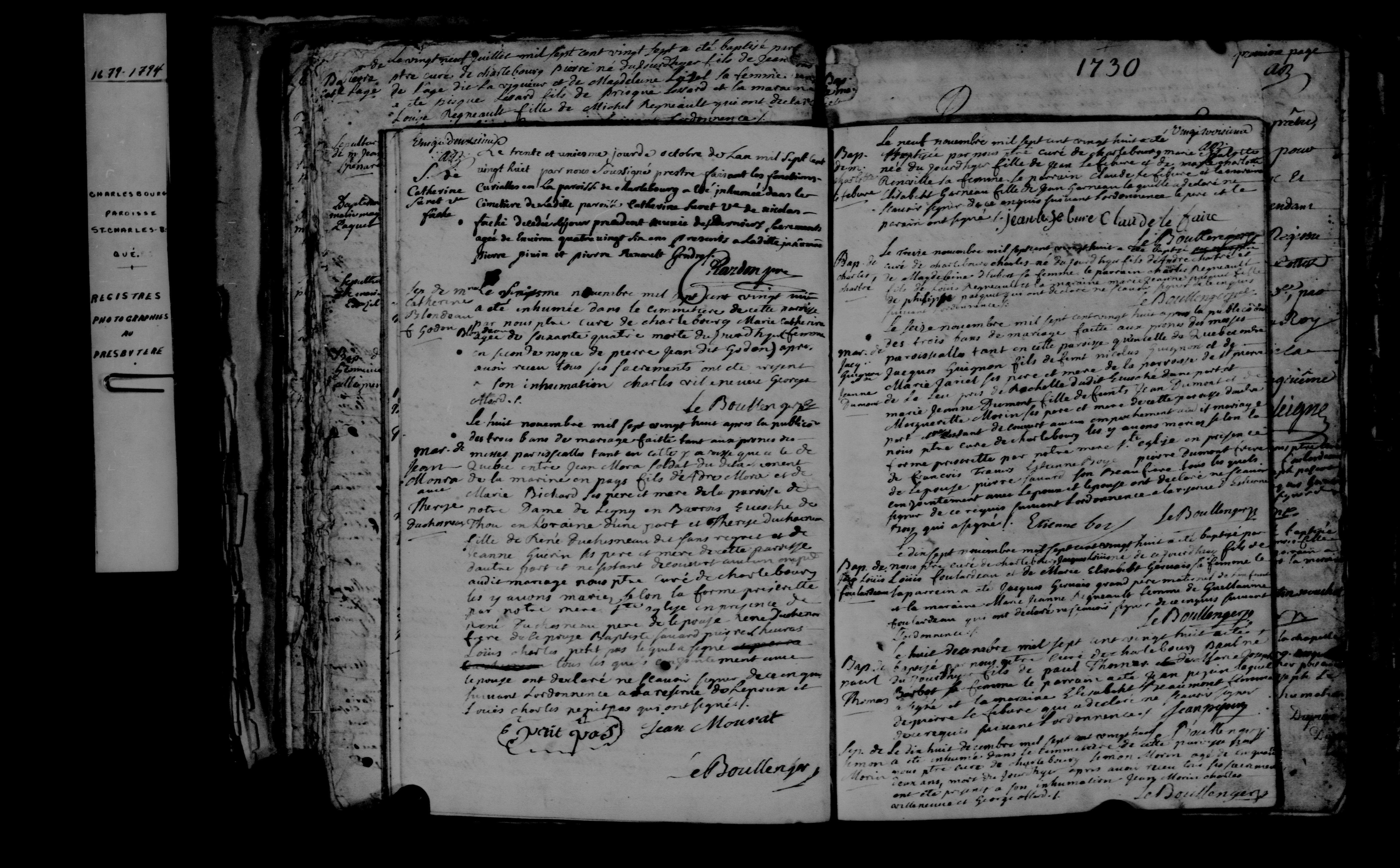 1728 Burial Marie Catherine Blondeau