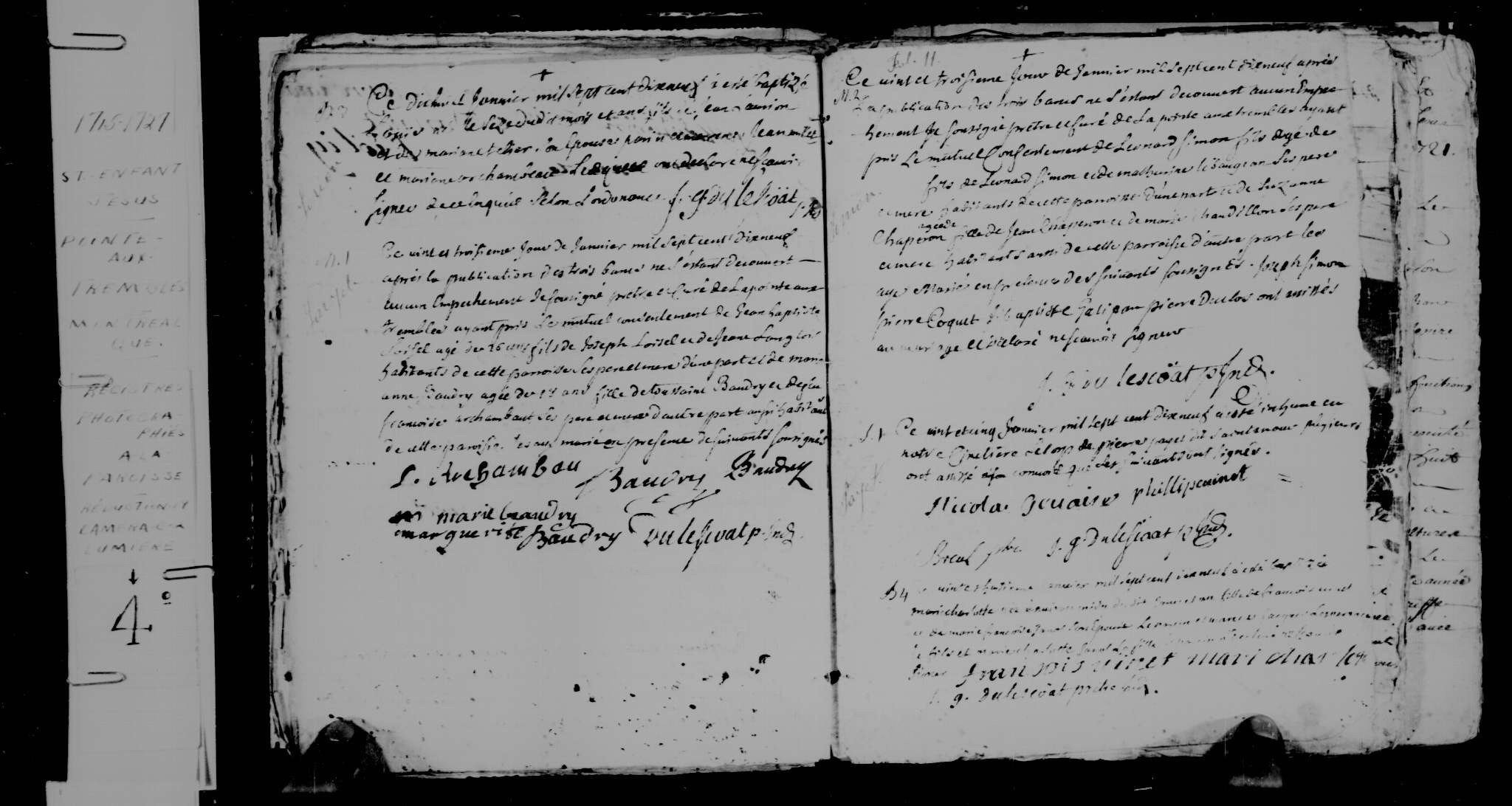 1719 Baptism Louis Lorion